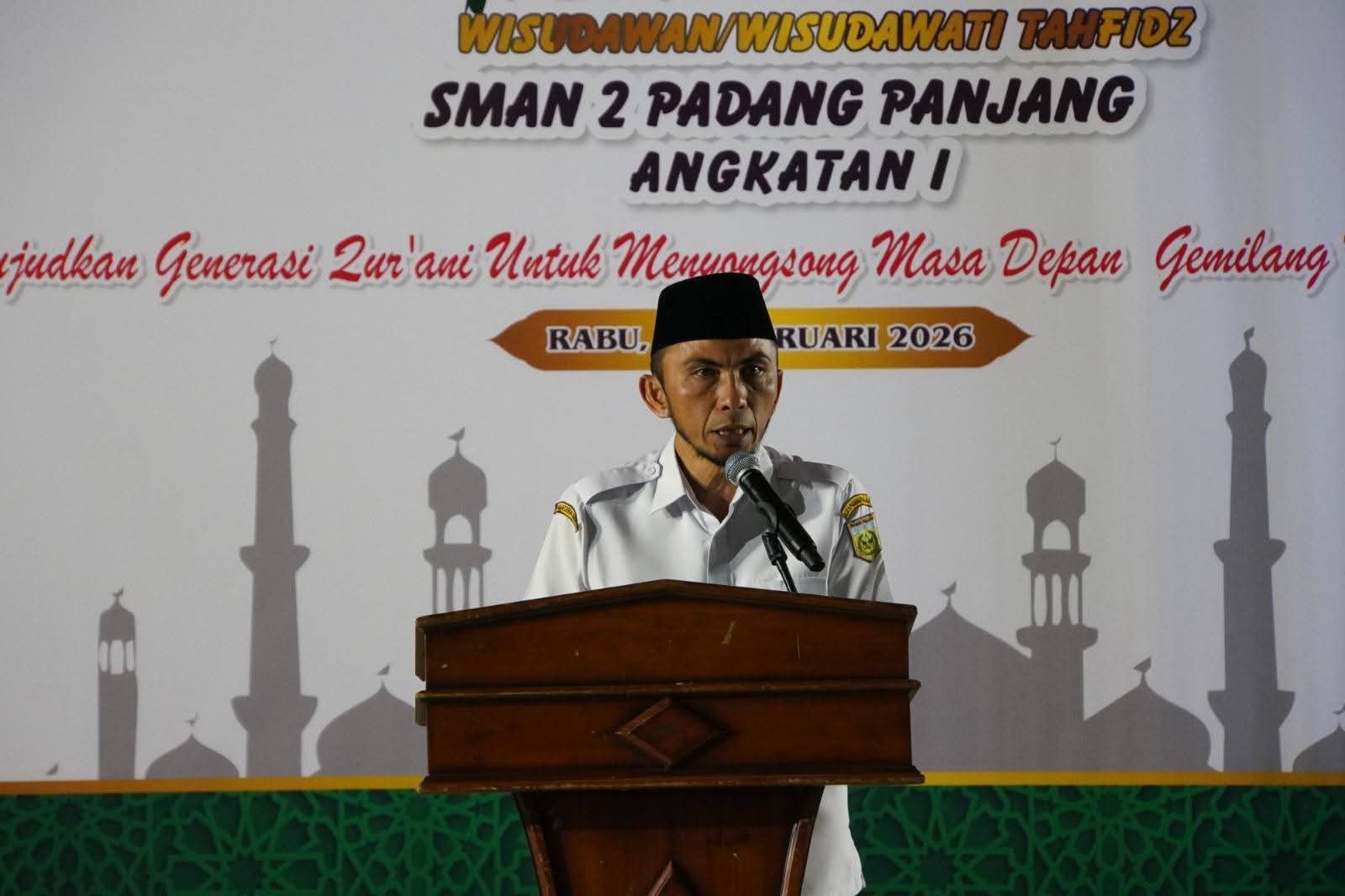 Wawako Allex saat beri sambutan